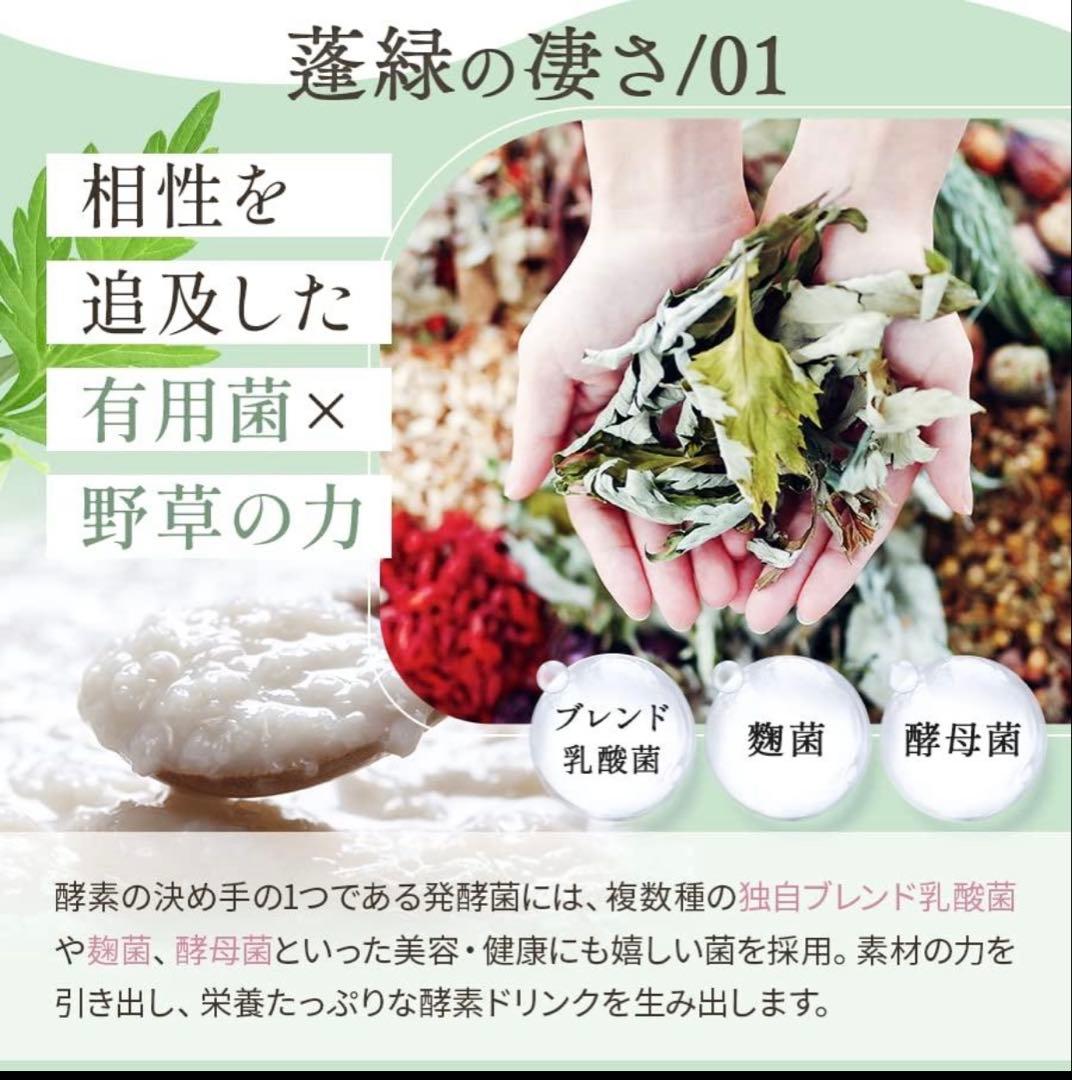 越後酵素　蓬緑　よもぎみどり　720ml 2本セット