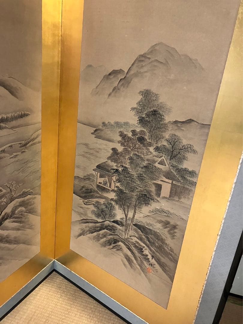 金屏風