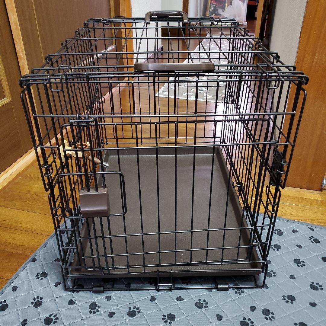(美品)小型犬用ケージ&水飲みボトルセット　犬　ゲージ
