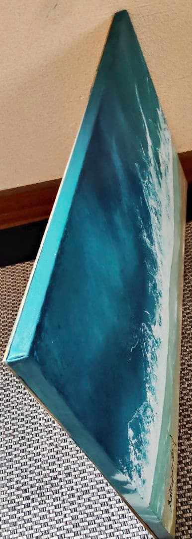 油絵　海の階調　洋画家　池畠史幸　新作真筆画
