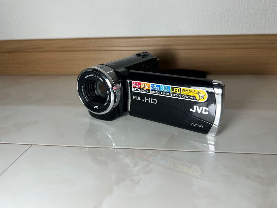 JVC FULL HD ビデオカメラ 本体+付属品