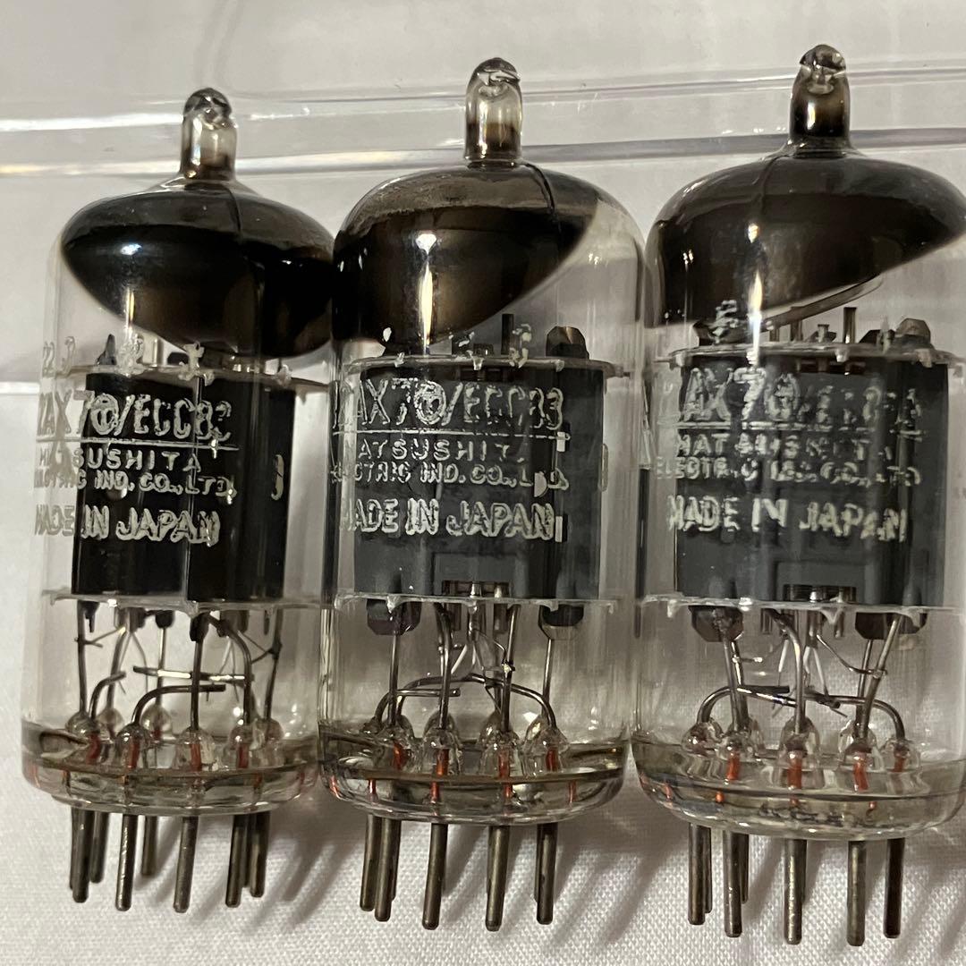 松下 12AX7 〇T / ECC83 x3 ナショナルx1 真空管 4本セット