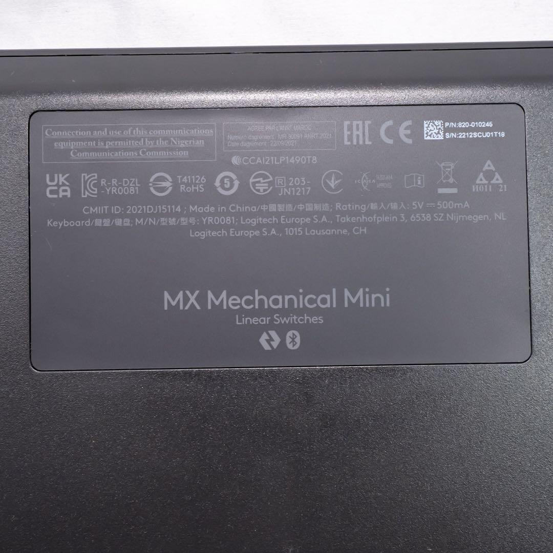 logicool MX Mechanical mini リニアスイッチ（赤軸）
