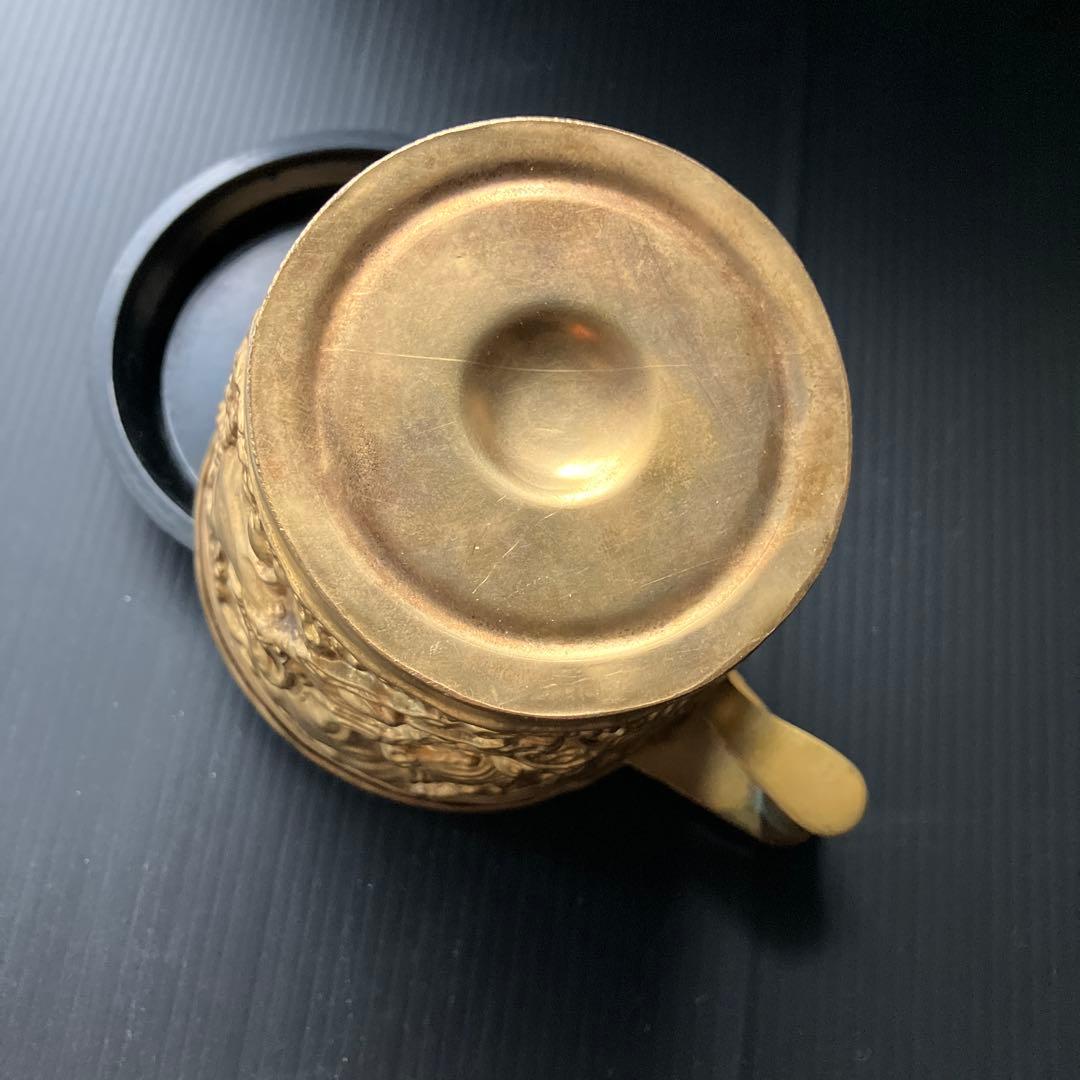 ギリシャミケーネ文明金細工カップ　レプリカ　24kメッキ　ヴァフェイオ金杯カップ