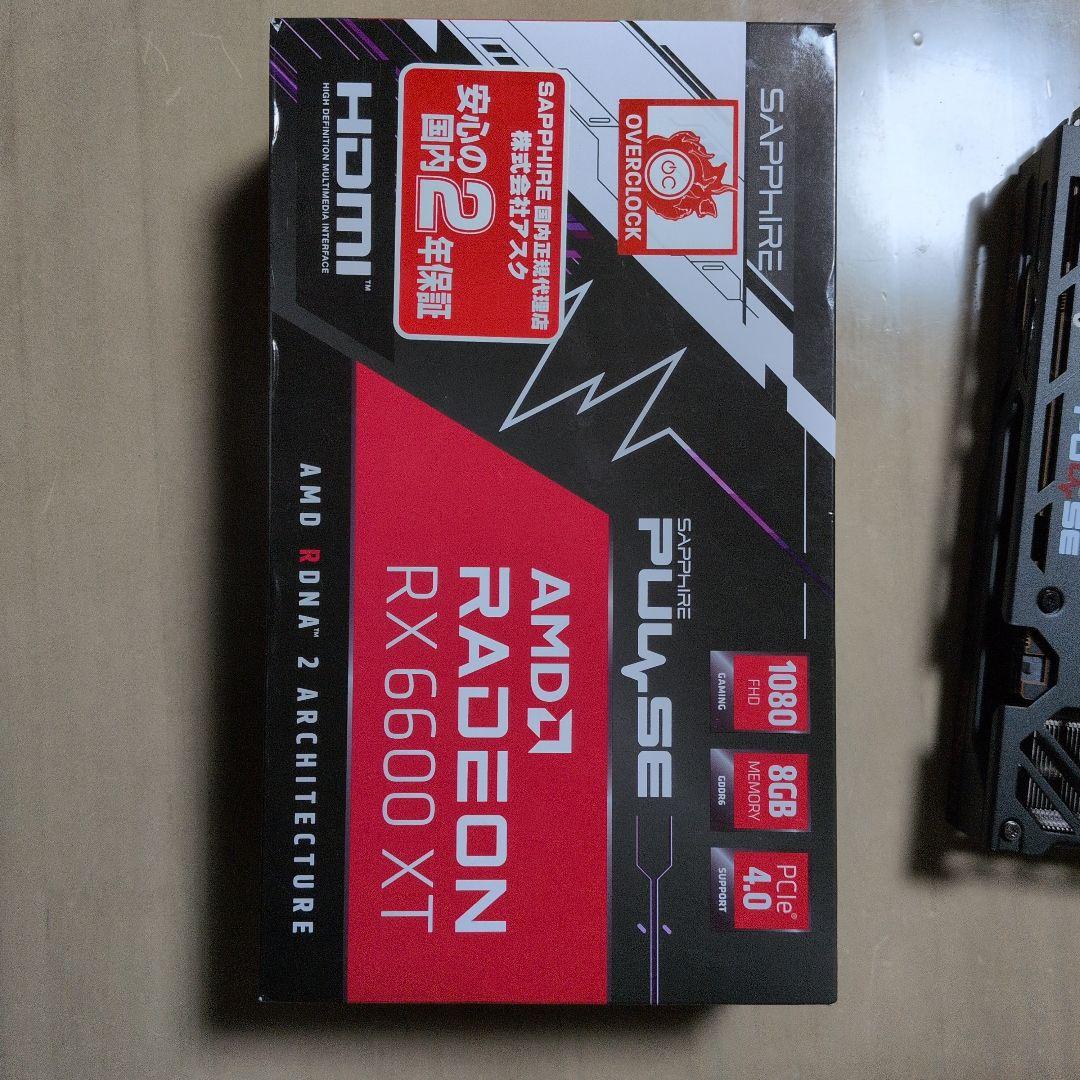 グラフィックボード・グラボ・ビデオカード Sapphire Radeon RX 6600 XT