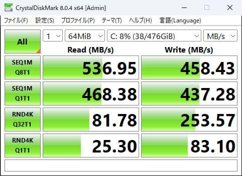 HP 800 G1 SFF / Core i7-4770 / メモリ:32GB
