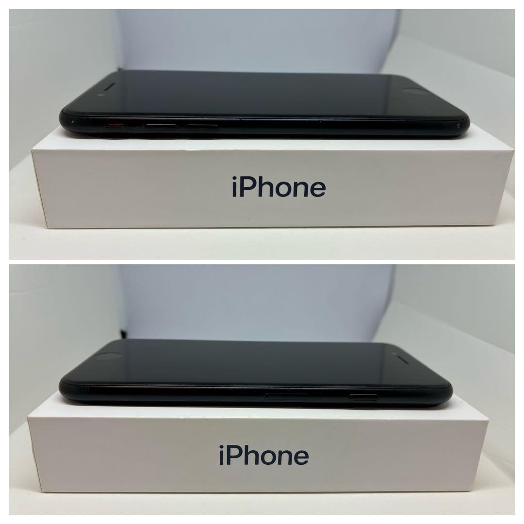 【美品】　iPhone SE3 64GB 黒　SIMフリー　新品バッテリー