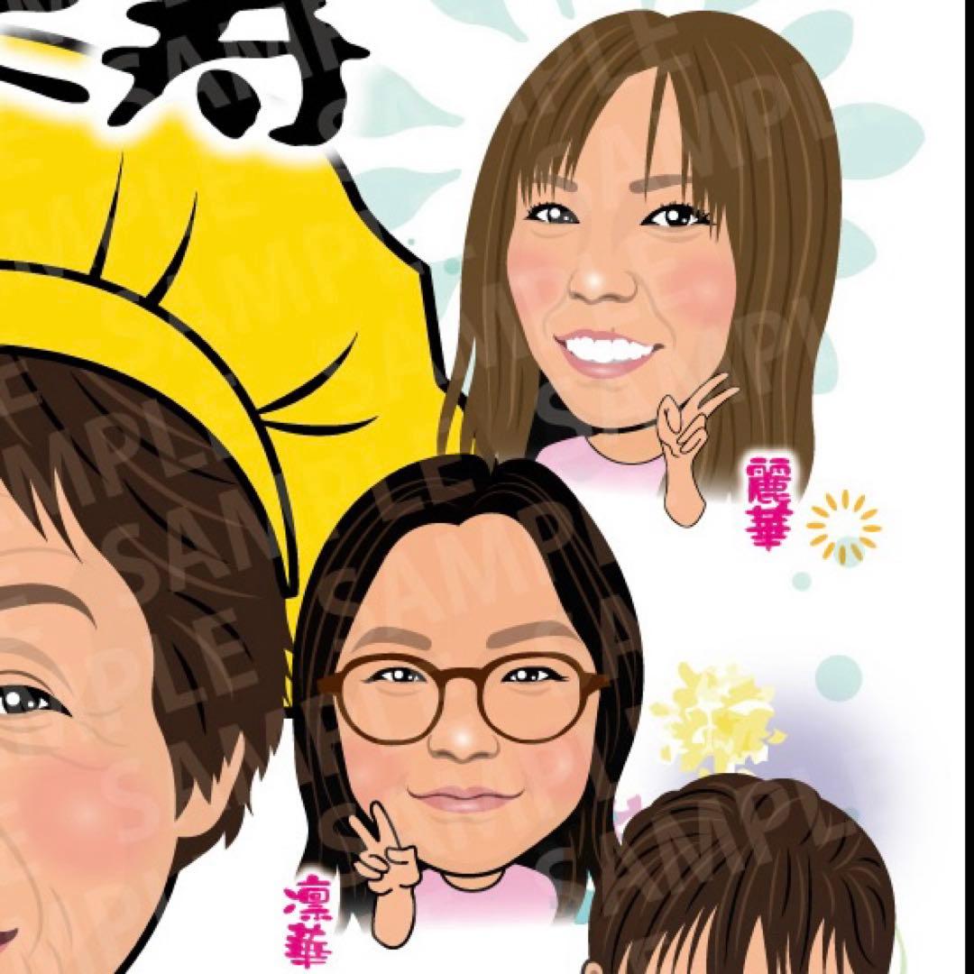 プロフ必見様　似顔絵　確認用