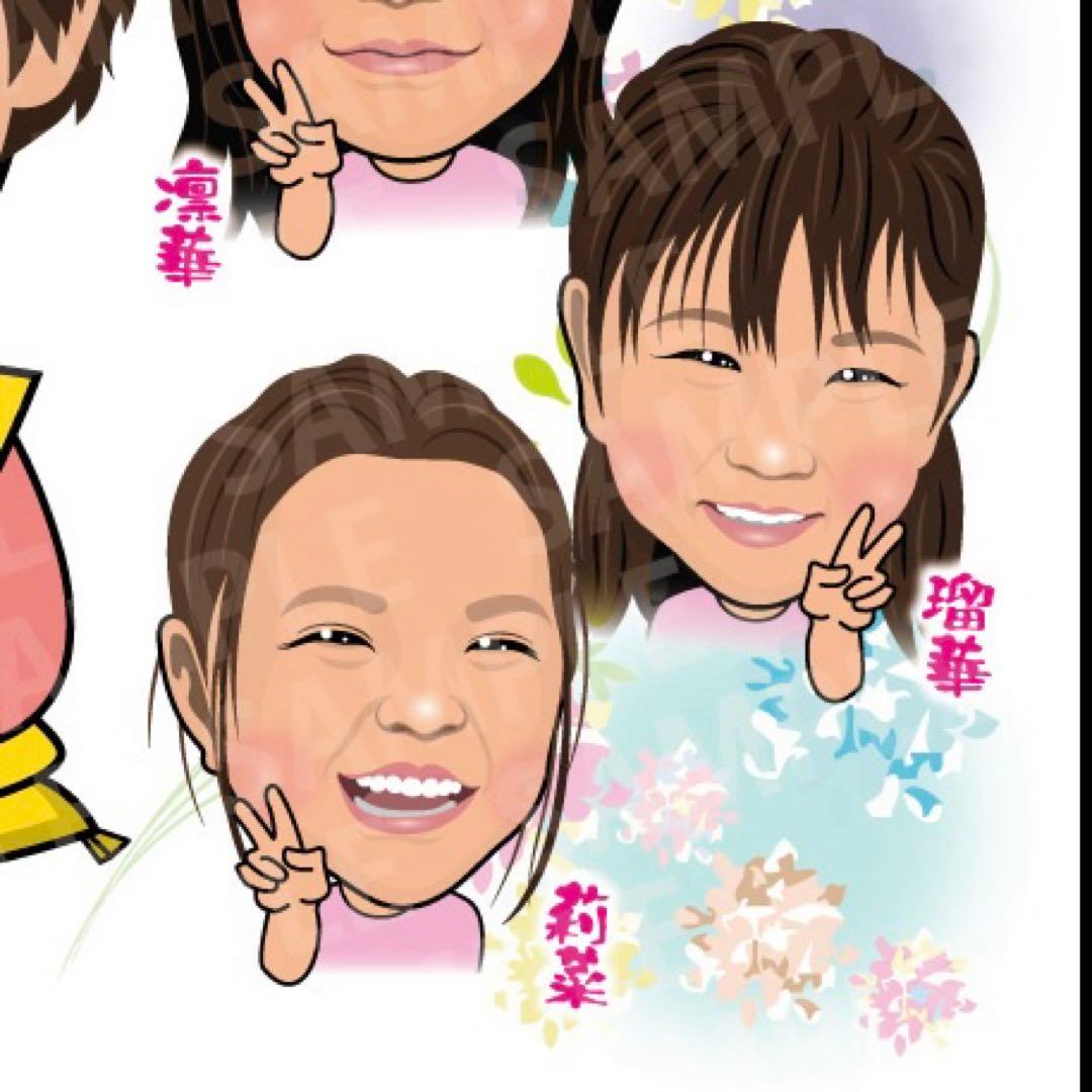 プロフ必見様　似顔絵　確認用