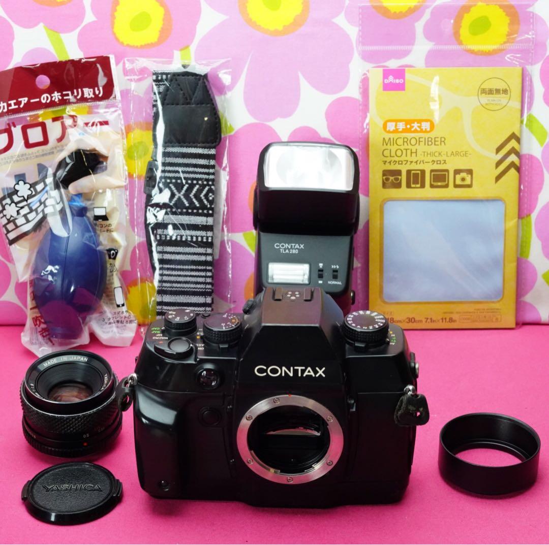 フィルムカメラ名機❤️コンタックスAX 50mm付き❤️最強フィルムカメラ