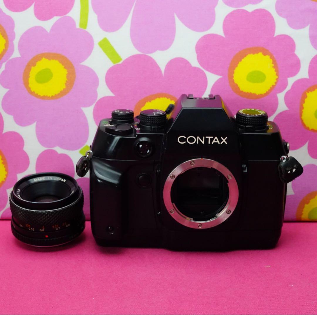 フィルムカメラ名機❤️コンタックスAX 50mm付き❤️最強フィルムカメラ