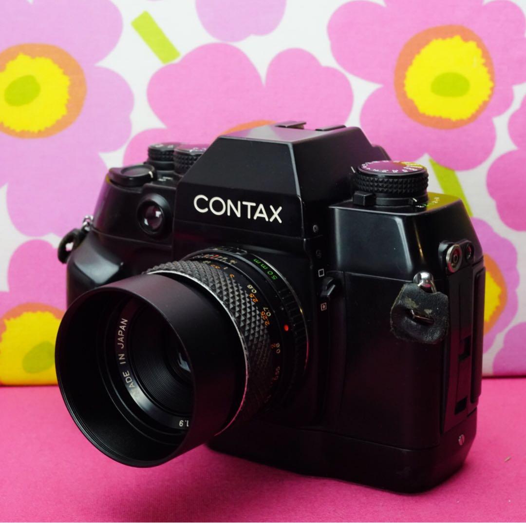 フィルムカメラ名機❤️コンタックスAX 50mm付き❤️最強フィルムカメラ