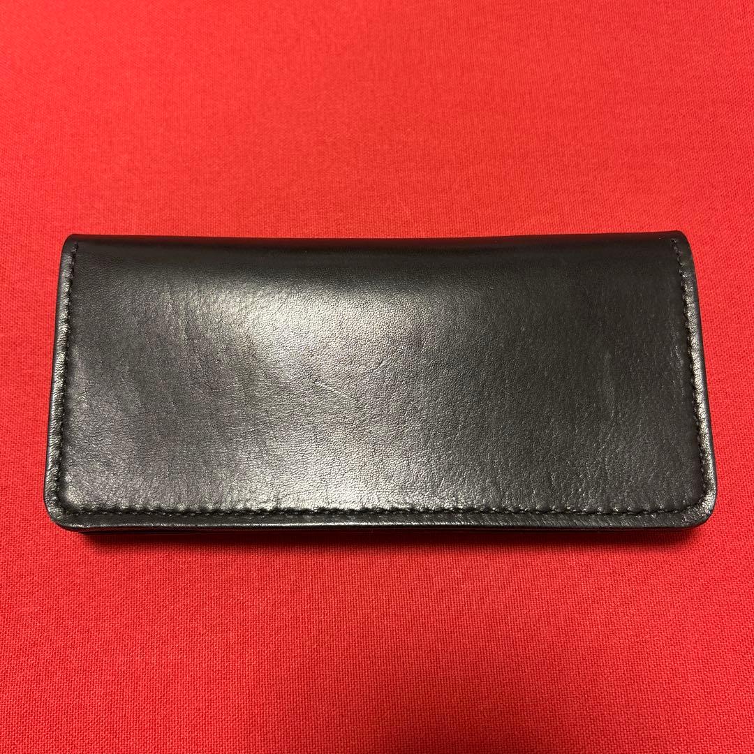 トラッカーウォレット ブラック オイルサドルレザー 本革 ハンドメイド 長財布