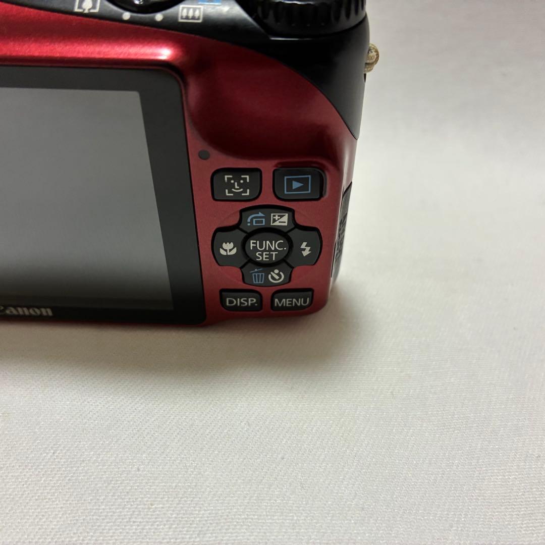 【動作品】Canon Power Shot A2200 レッド　デジカメ