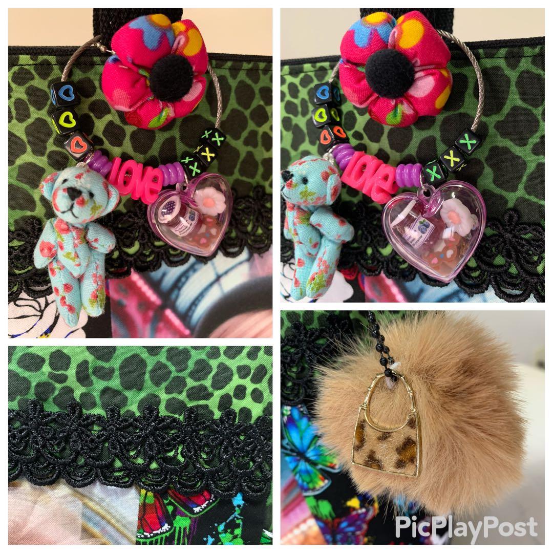【確認用】ハンドメイド　宮殿レディ　両サイドポケットボックス型トートバック
