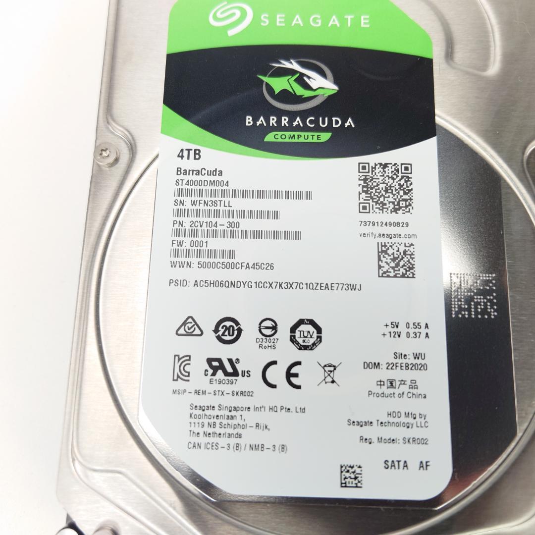 内蔵型ハードディスクドライブ Seagate ST4000DM004 4TB 5400rpm