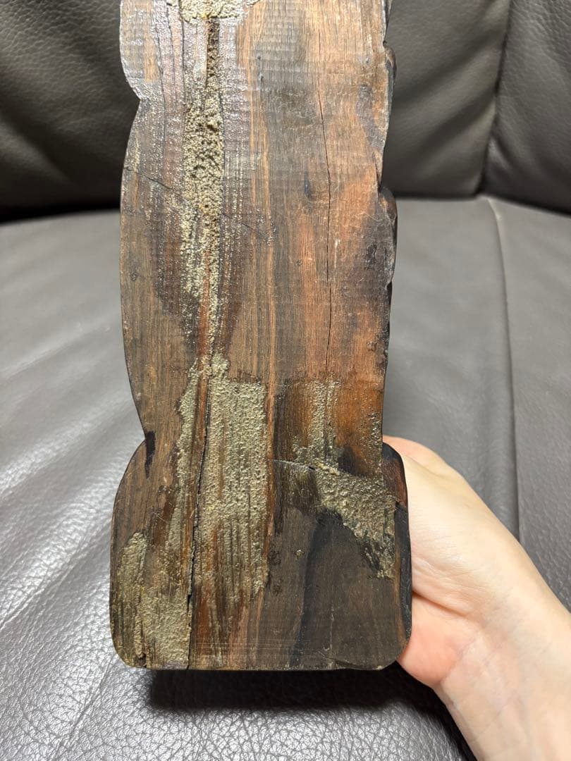 鯉　木製　置物