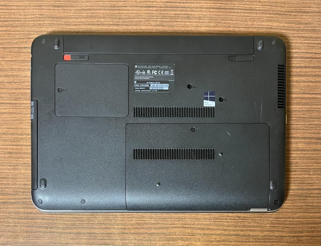 高性能、DVD、15\"、HP ProBook 450 G3、8GB、128GB
