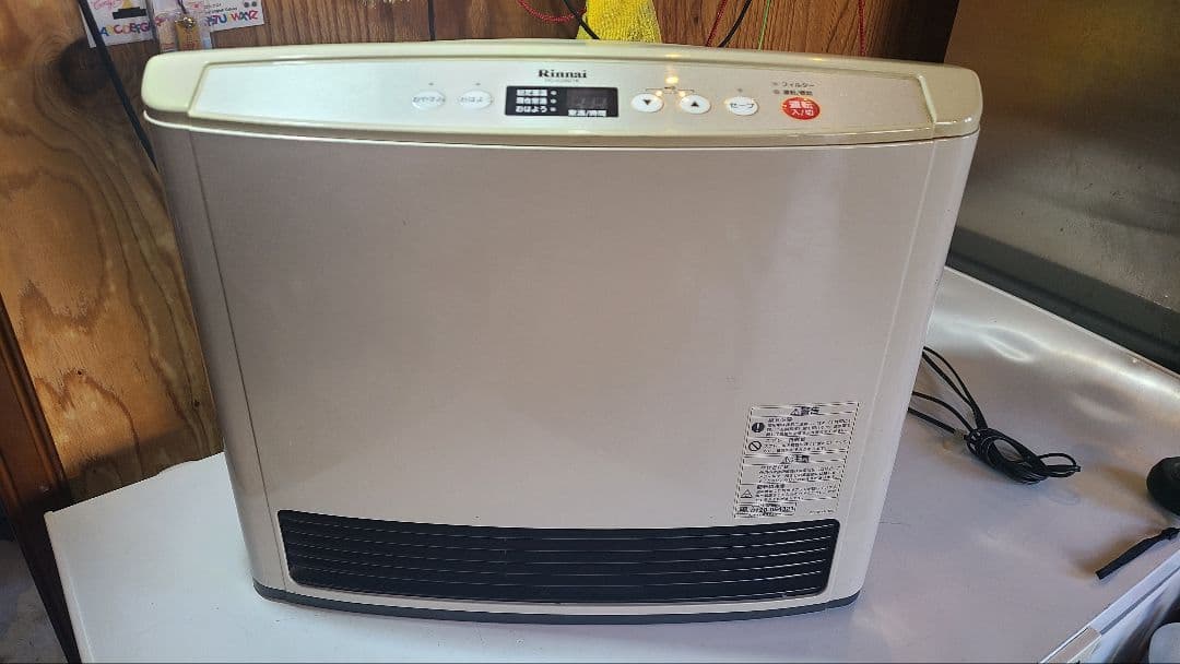 【プロパン/台座/コード】Rinnai RC-ES801E ガスファンヒーター