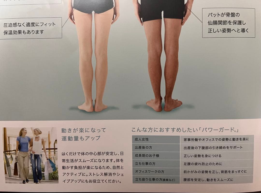 パワーガード ボクサータイプ メンズ ブラック LLサイズ