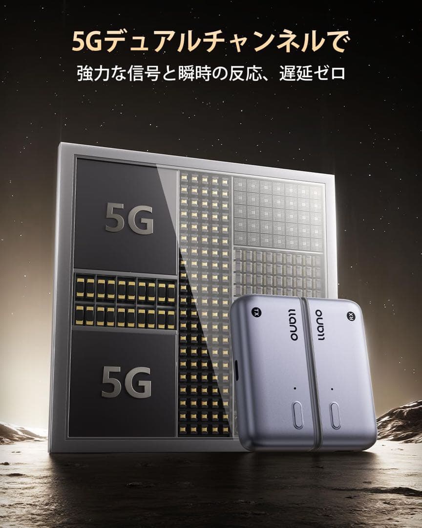【2025年新登場 世界最小クラス】ワイヤレスhdmi 無線 送受信機セット