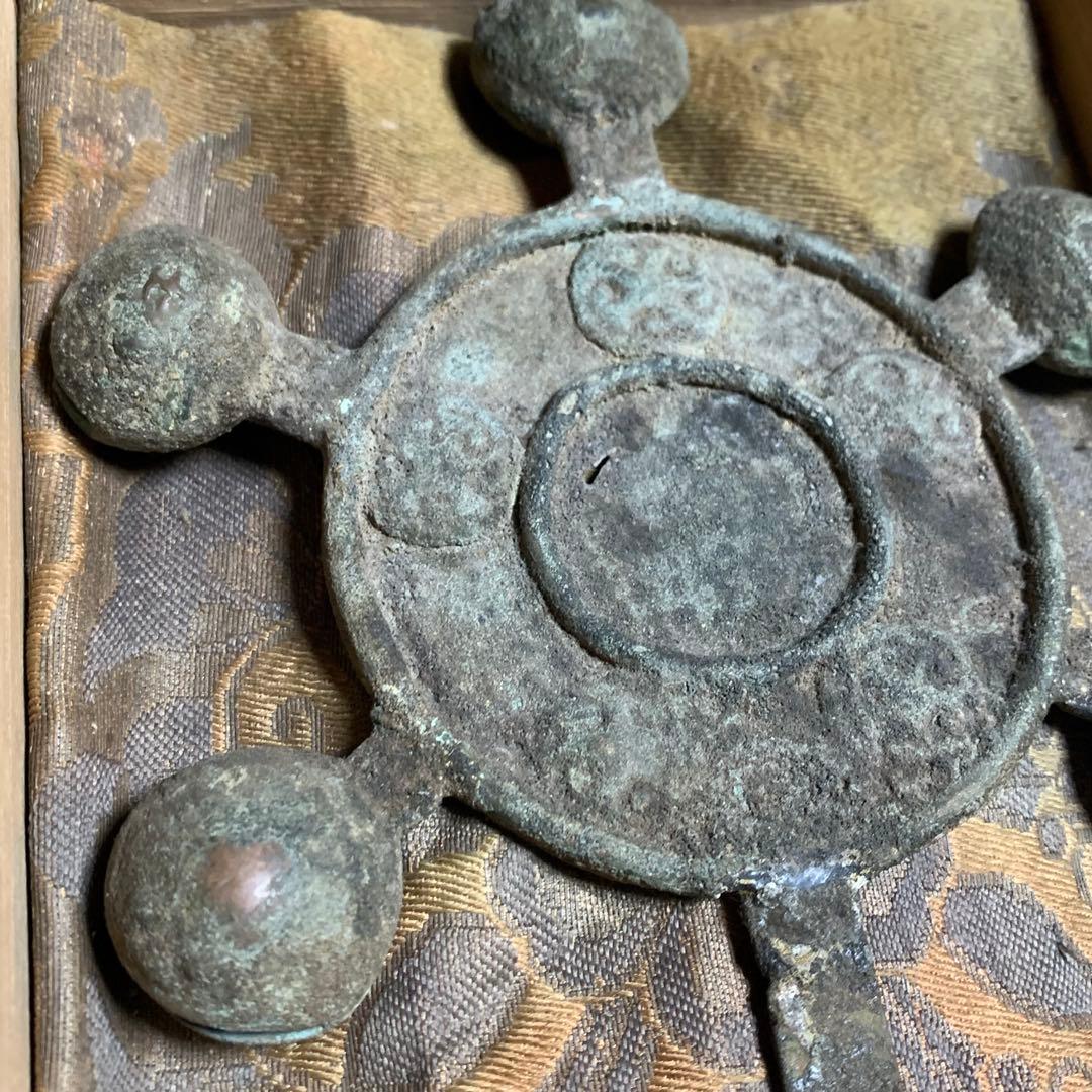 五鈴鏡 古墳時代 仏教美術 青銅 古銅 銅鏡 祭具 時代物 古美術 コレクション