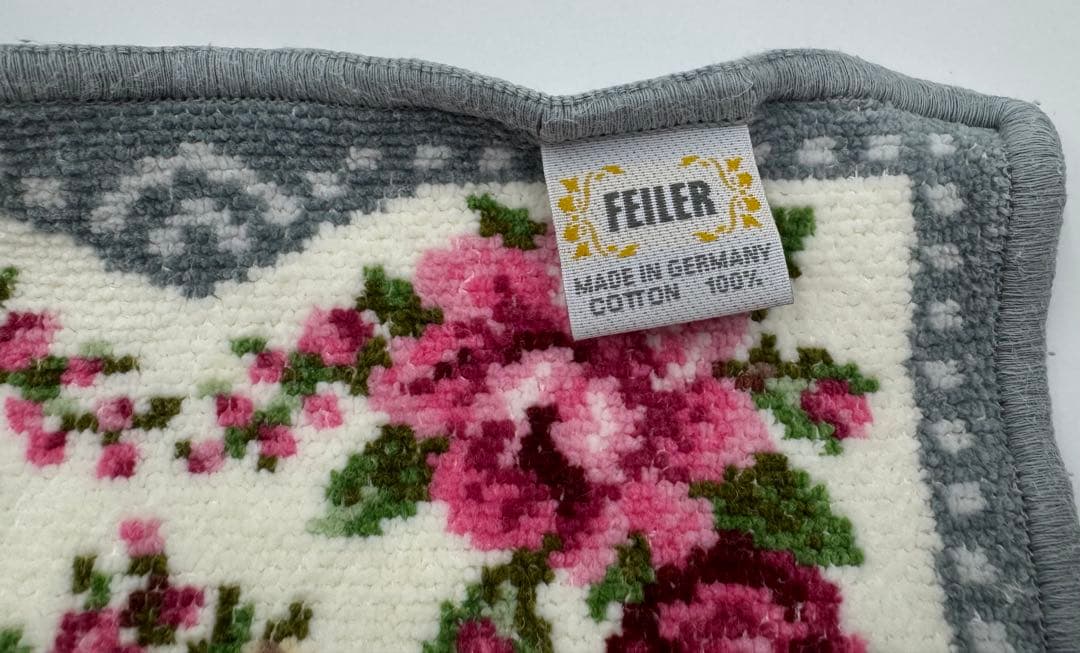 FEILER 花柄タオルハンカチ6枚+バック セット
