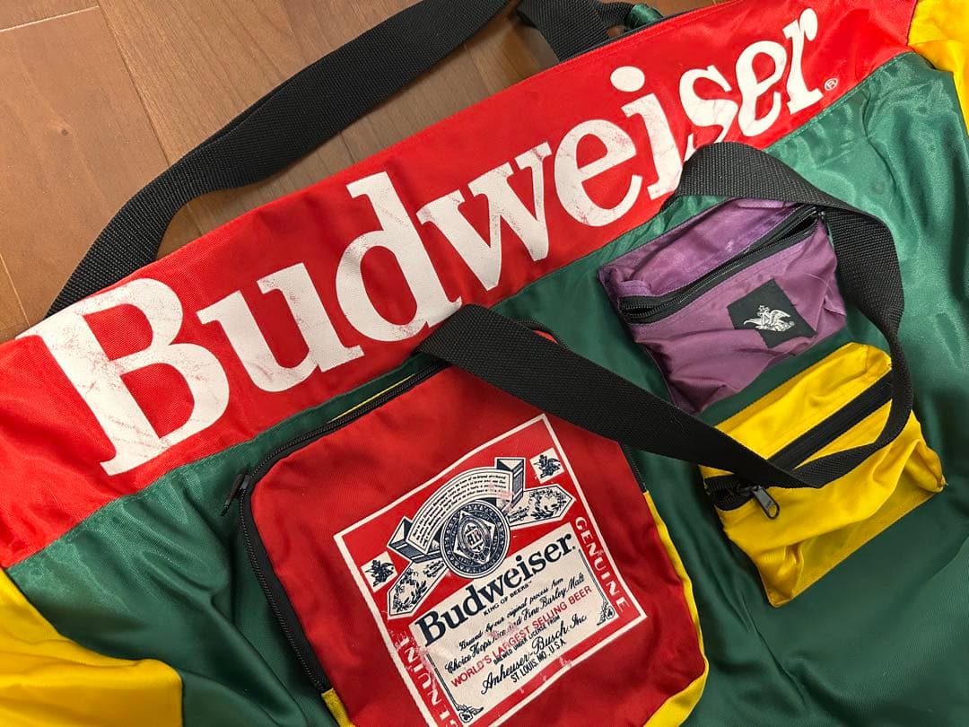 Budweiser ボストンバッグ カラフル
