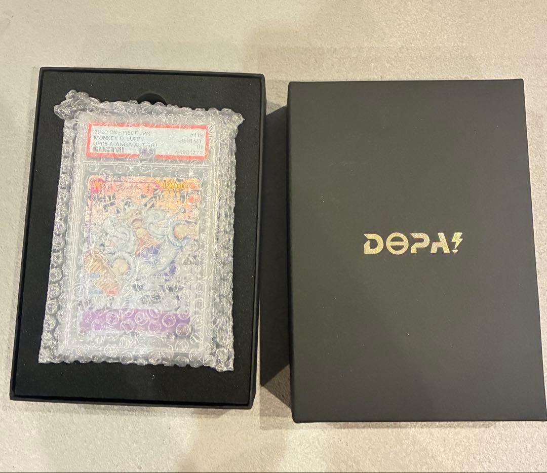 PSA10 ワンピースカードゲーム　コミパラ　ルフィ　ニカ