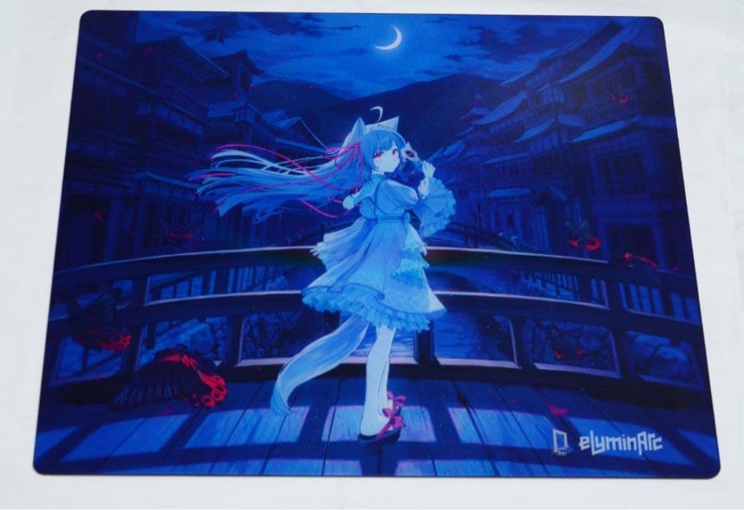 eLuminArc 月灯　ガラスマウスパッド glass mousepad