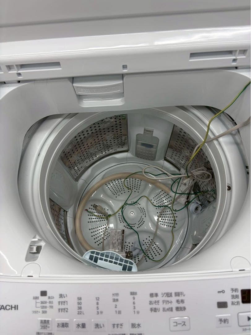 HITACHI（日立）全自動洗濯機 BW-V70K(W)（2024年製）