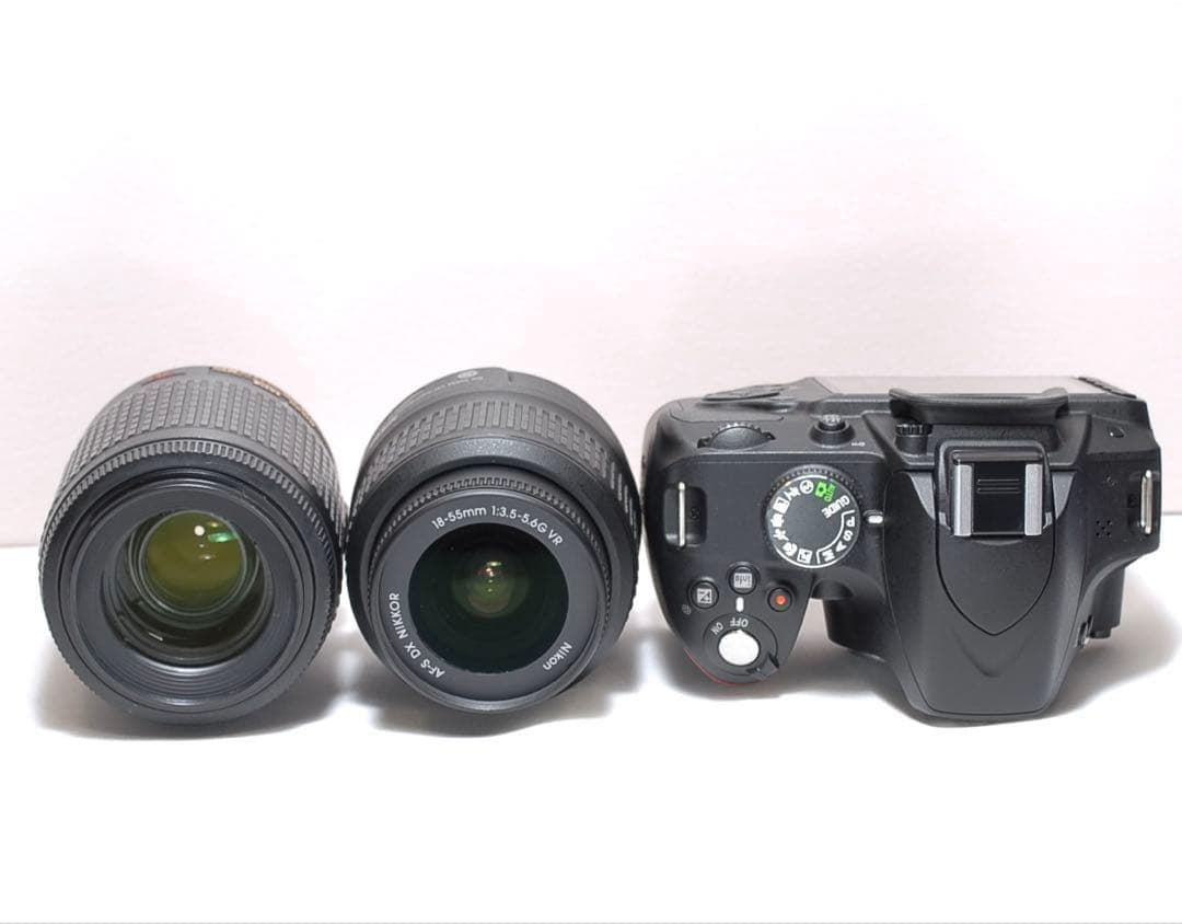 美品✨Nikon D3200✨ダブルレンズ✨高画質✨望遠レンズデビュー