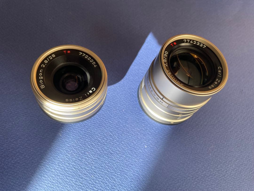 CONTAX G1 シルバー レンズ2本付き