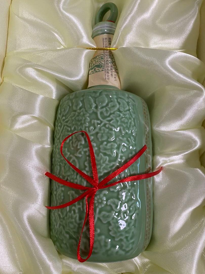 紹興酒　古越龍山　30年　紙袋付き