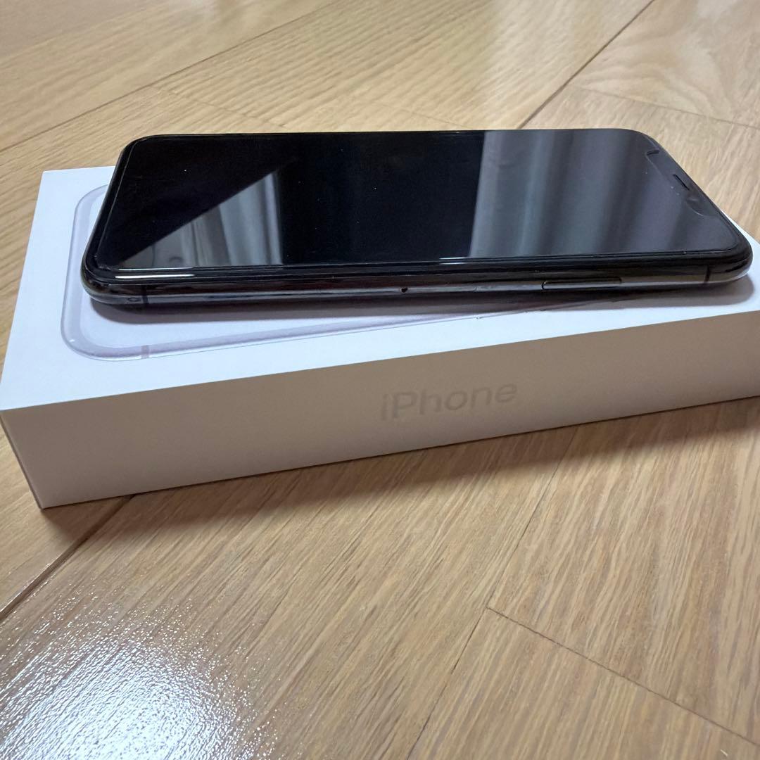 美品 Apple iPhone X 256GB シャッター音消せる