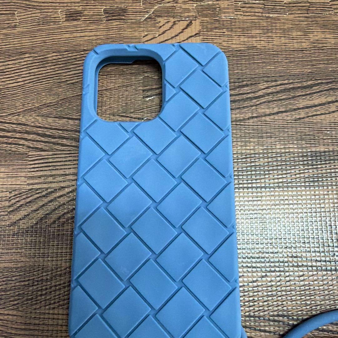 Bottega Veneta ブルー iPhone14promax用