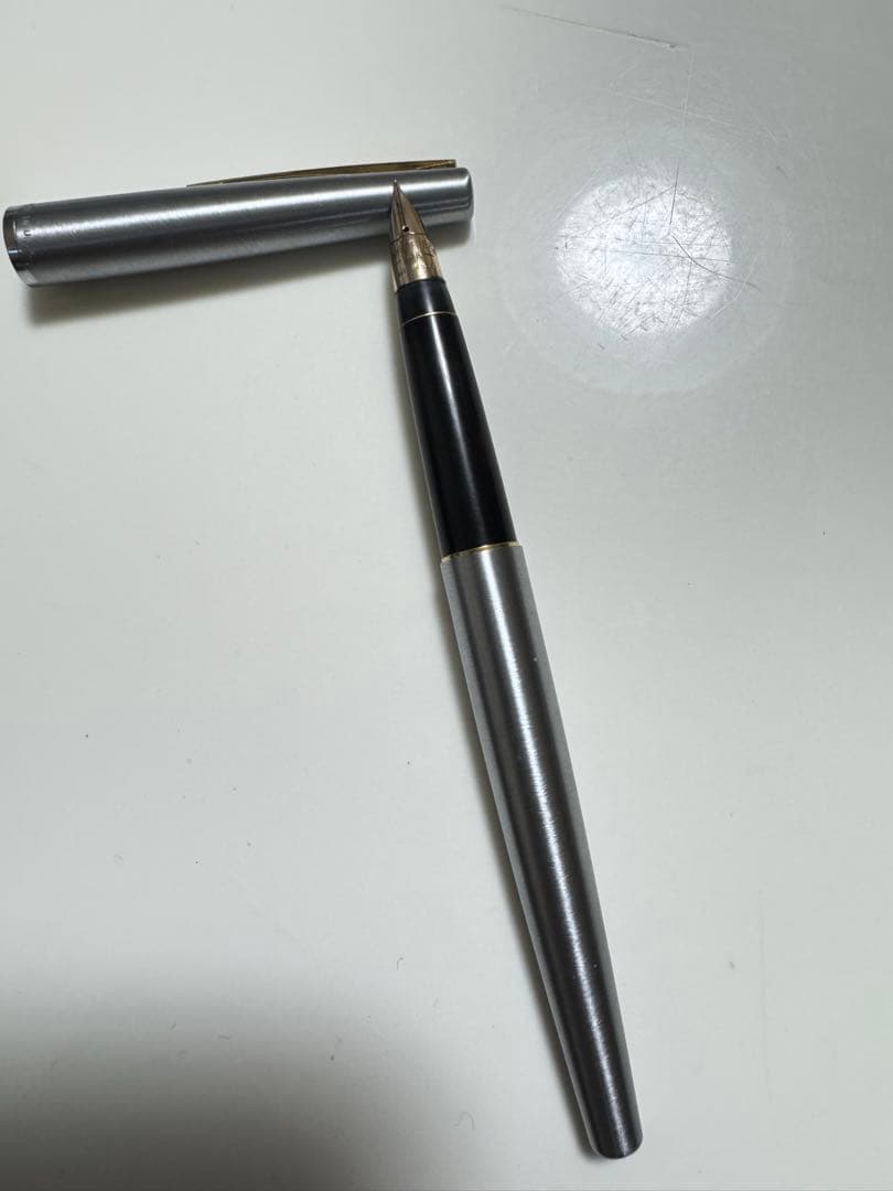 SHEAFFER シルバーボールペン 14Kゴールドペン先
