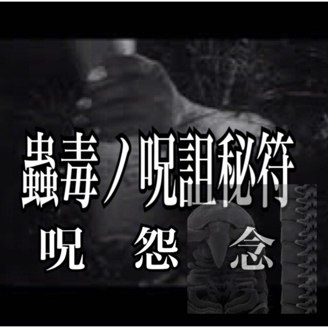 ●蟲毒ノ轉廻呪詛霊符（一級効力）●嫌がらせ止める　●嫌な人を異動　●呪い