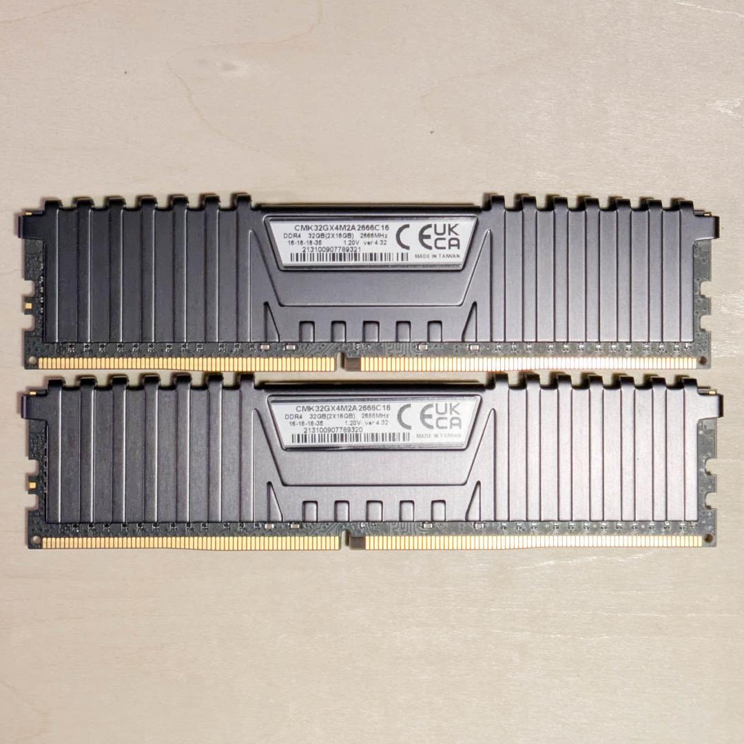 【動作品】メモリセット売り DDR4 8GB 16GB 32GB 64GB