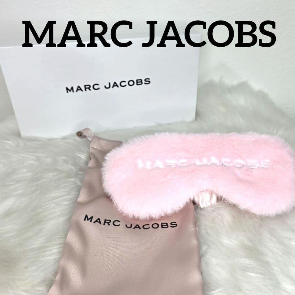 MARC JACOBS　マークジェイコブス　ファー　ピンク　ロゴ　アイ マスク