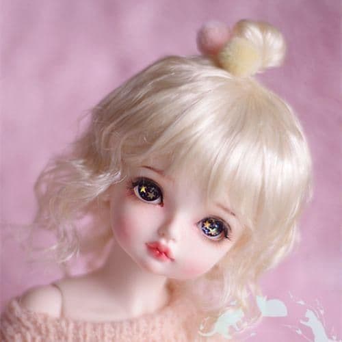 XD03 人形用 ドール用ウィッグ 髪 耐熱 高温　ハンドメイド