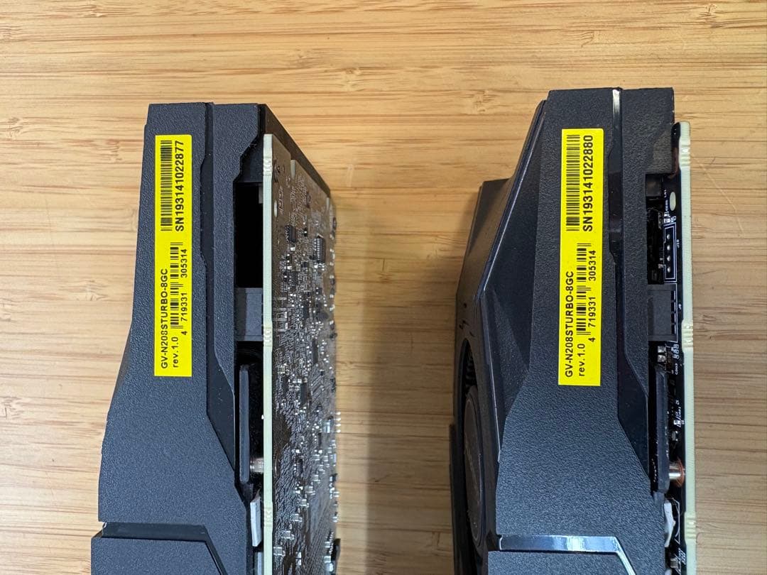 GIGABYTE TURBO EDITION グラフィックボード 2枚セット