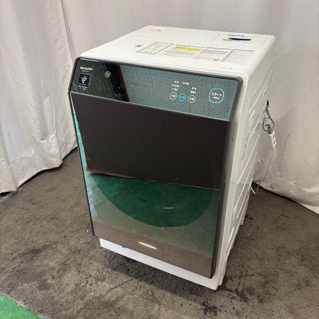 194　ドラム式洗濯機　SHARP　乾燥　11キロ　安い　設置無料　右開