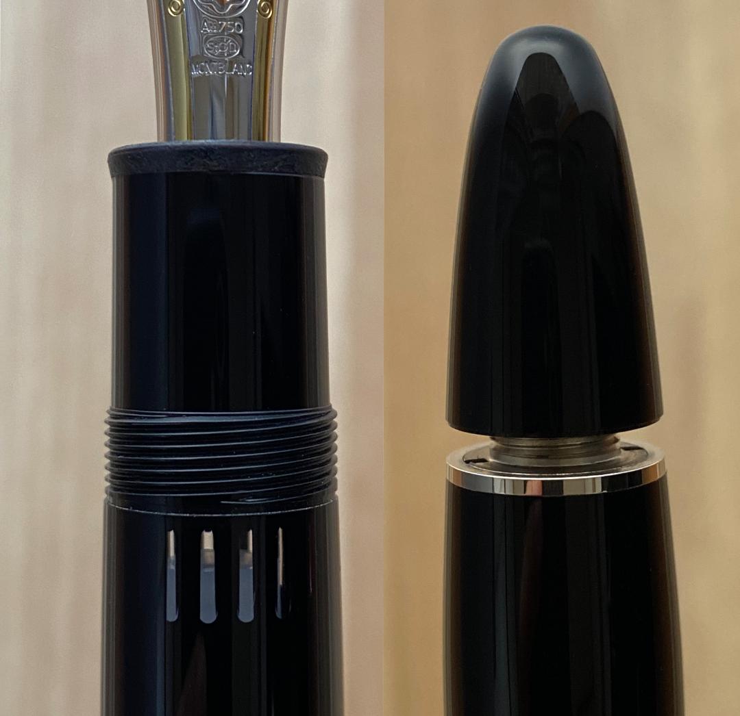 未使用に近い 現行品 モンブラン P149 プラチナAu750 18K M万年筆