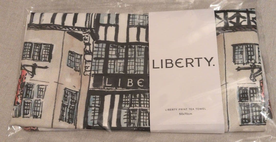 リバティ　ティータオル&チョコバー　おまけつき　liberty