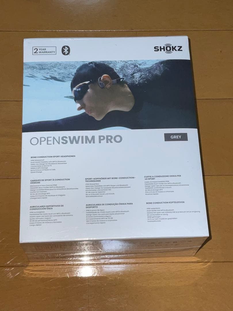 【未開封】Shokz OpenSwim Pro 骨伝導イヤホン