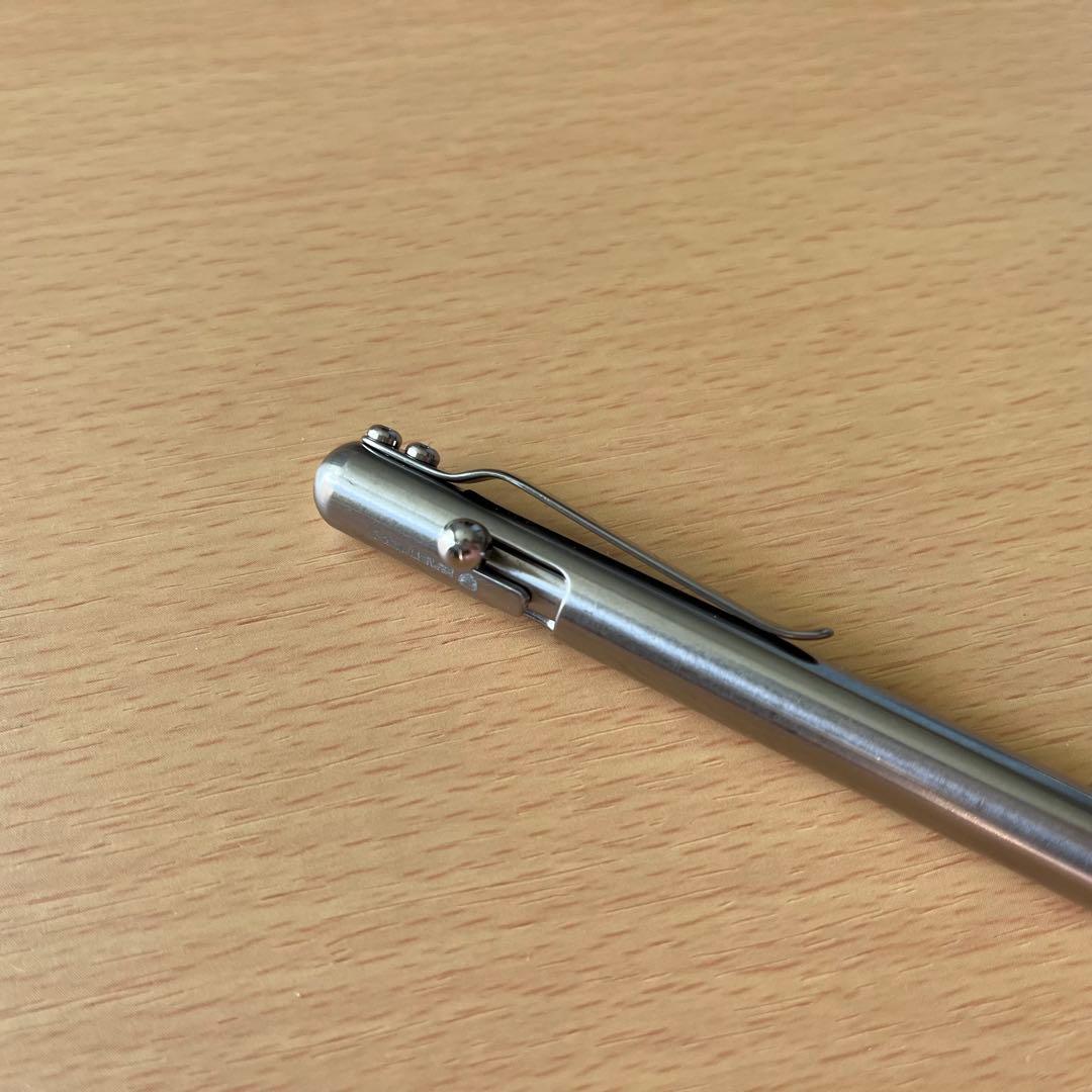 BASTION スリムボルトアクションペン チタン製 ボールペン