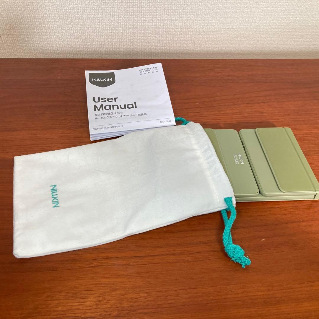 Nillkin Bluetoothキーボード 折りたたみ式 グリーン
