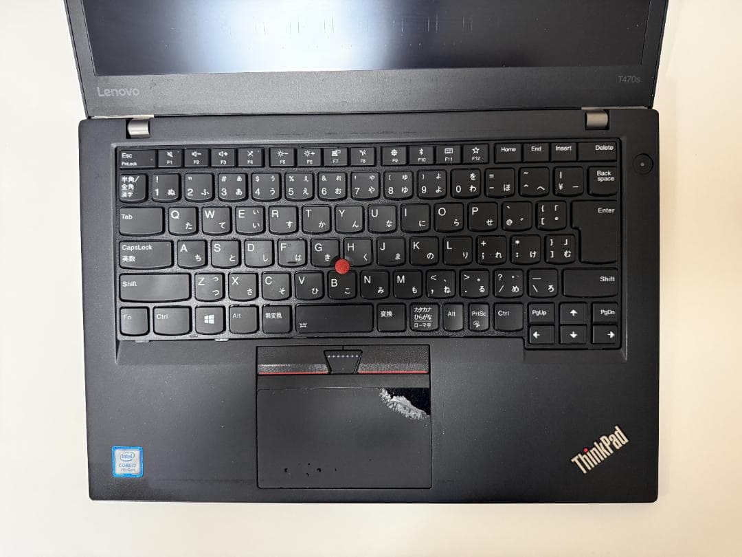Windowsノート本体 Junk Thinkpad T470s Corei7-7500u