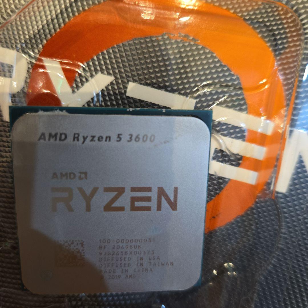 AMD Ryzen 5 3600 CPU 6コア 12スレッド